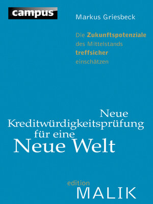 cover image of Neue Kreditwürdigkeitsprüfung für eine Neue Welt